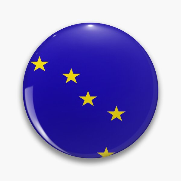 Item preview, Alaska State flag on the Northwest coast oh the USA designed and sold by Peter Etchells.
