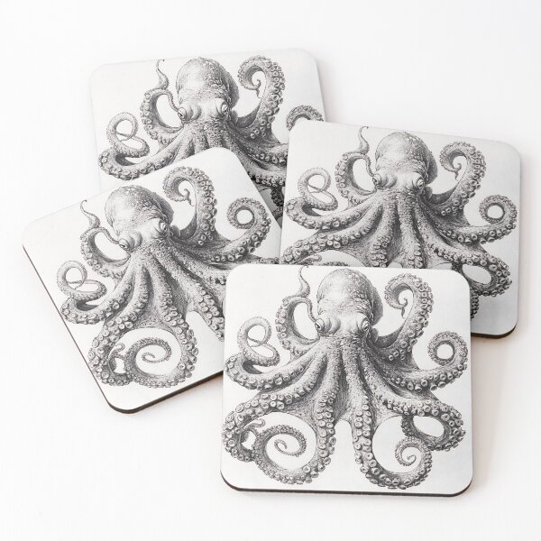 Item preview, Copy of Realistic Octopus pencil drawing designed and sold by Pencil-Art.