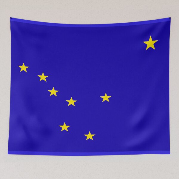 Item preview, Alaska State flag on the Northwest coast oh the USA designed and sold by Peter Etchells.