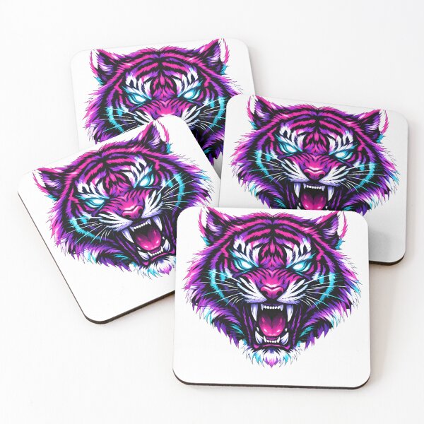 Item preview, Neon Tiger Roar Glow Motif designed and sold by Z-arts.
