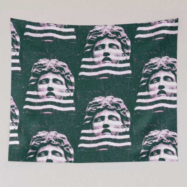 Item preview, Marble Face Green Pink designed and sold by TenderRot.