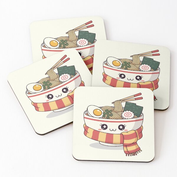 Item preview, Kawaii Ramen Bowl wearing Scarf designed and sold by Amir Faysal.