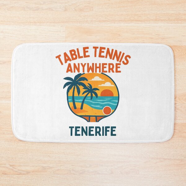 Item preview, Tenerife Spain Table Tennis Beach Sunset Retro Ping Pong Paddle T-Shirt designed and sold by OhMyPingCo.