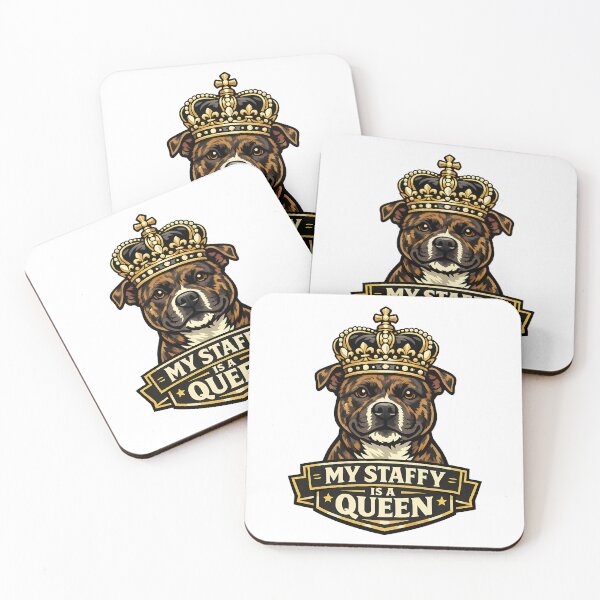 Item preview, My Staffy Is A Queen designed and sold by BestFriendTees.
