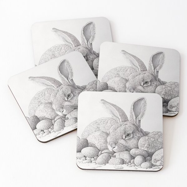 Item preview, Realistic Rabbit pencil drawing designed and sold by Pencil-Art.