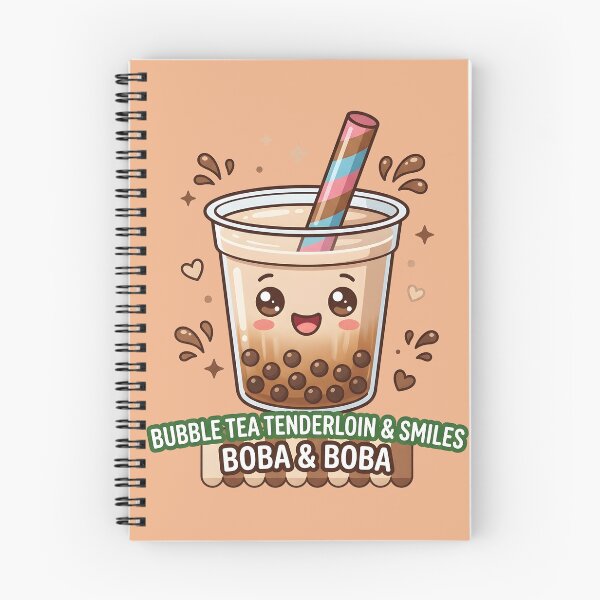 Item preview, Kawaii Bubble Tea Mascot - Boba Tenderloin & Smiles Art designed and sold by WalterAdd.