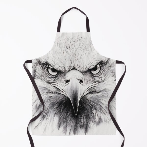 Item preview, Pencil drawn Bald Eagle High Quality Black and White Design designed and sold by Pencil-Art.