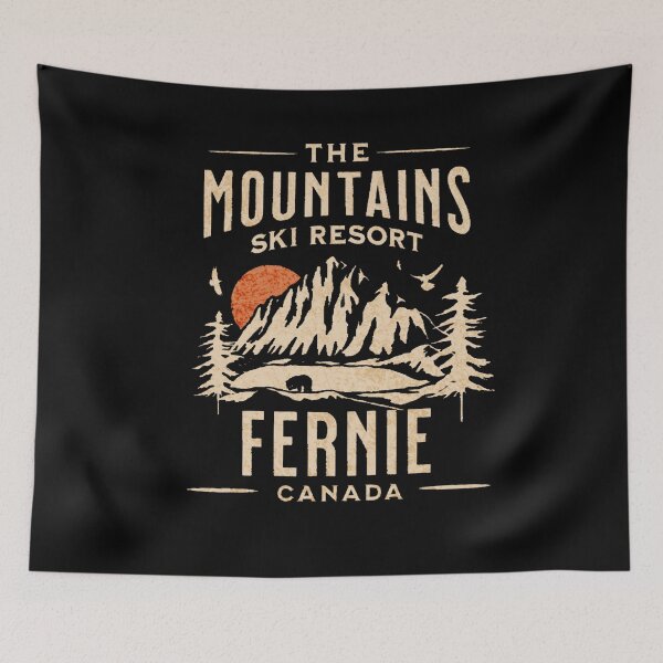 Item preview, Ski Resort Fernie / Ski Resort Breckenrdge designed and sold by TheEndDesign.