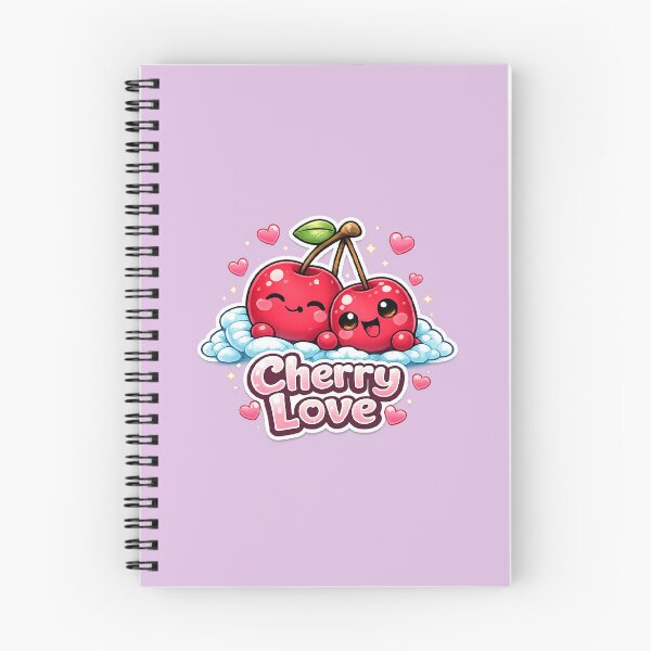Item preview, Kawaii Cherries Love – Cute Cherry Love Design designed and sold by apanoracar.