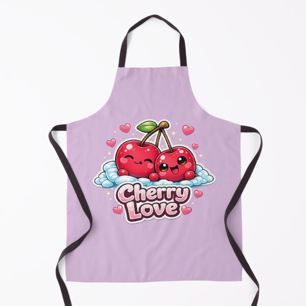 Item preview, Kawaii Cherries Love – Cute Cherry Love Design designed and sold by apanoracar.