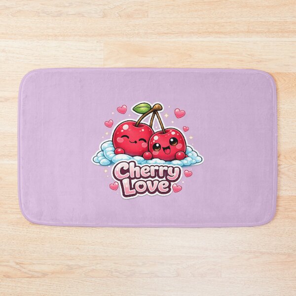 Item preview, Kawaii Cherries Love – Cute Cherry Love Design designed and sold by apanoracar.