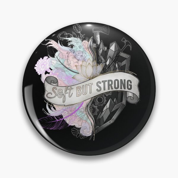 Item preview, Soft But Strong Heart – Inspirational Art designed and sold by Chameleon by Ewa .