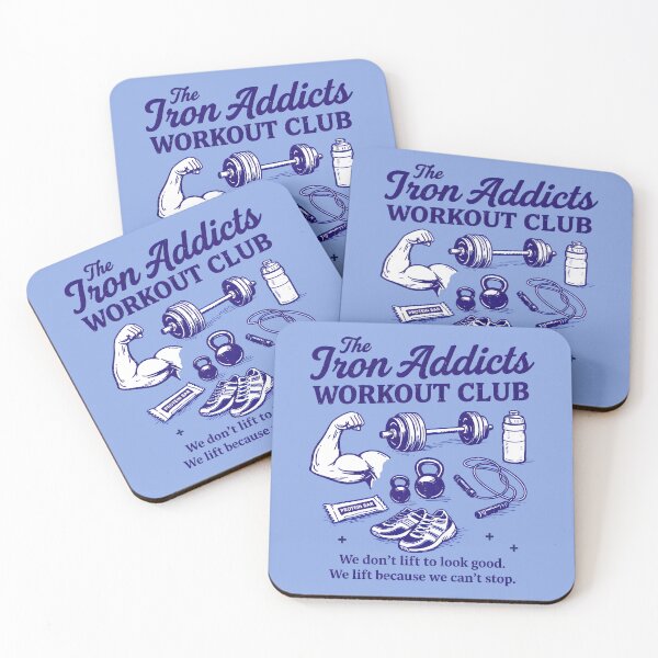 Item preview, Workout Club Funny Gym Rats Iron Addicts designed and sold by HowToCanadian.