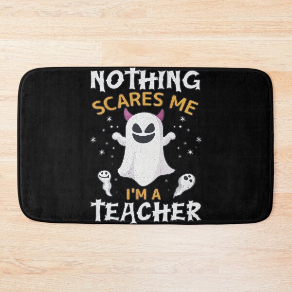 Item preview, Funny Halloween Teacher Ghost – Nothing Scares Me designed and sold by MOFAPPAREL.