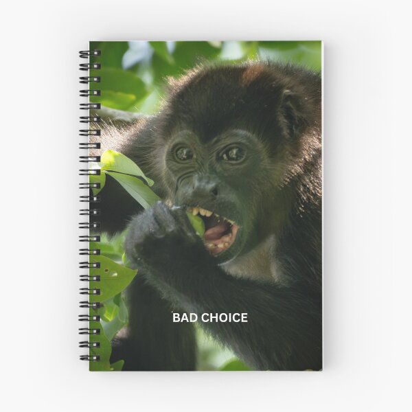 Item preview, Bad Choice Monkey Meme Funny Regret Reaction Howler designed and sold by WildFrameNature.