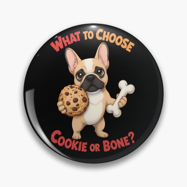 Item preview, The Great French Bulldog Dilemma: Cereal Cookie or Bone? designed and sold by Art-Arcade6.