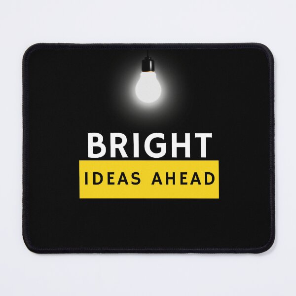 Item preview, Bright Ideas Ahead – Minimalist Light Bulb Motivation | Creative Mindset Design designed and sold by StylZthetic.