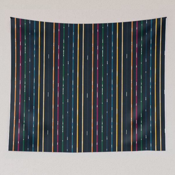 Item preview, Happy Colorful  Stripes by the dawn design designed and sold by thedawndesign.