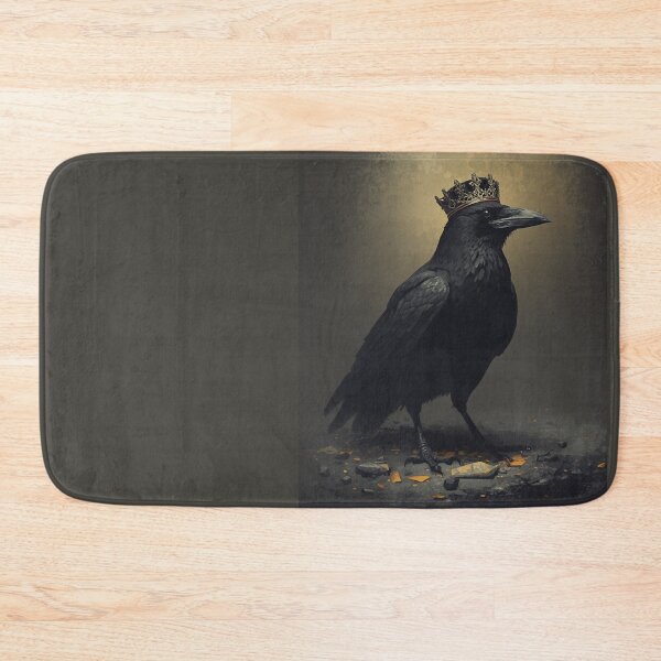 Item preview, Crowned Raven Dark Royalty Gothic Art designed and sold by GraveyardGlam.