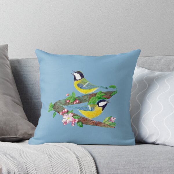 Item preview, Great Tit Birds Singing and Chirping in Spring designed and sold by Julia Doria.