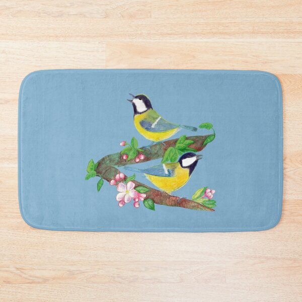 Item preview, Great Tit Birds Singing and Chirping in Spring designed and sold by Julia Doria.