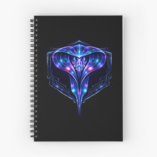 Item preview, Cobra lily in neon as a digital sci-fi emblem designed and sold by slinsish.