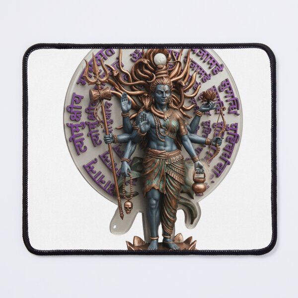 Item preview, 3D Cosmic Mahadev: The Eternal Protector Art designed and sold by RickyStick.