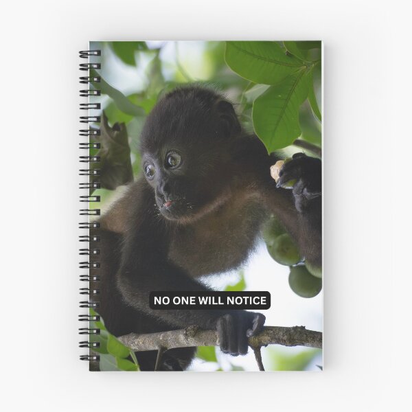 Item preview, No One Will Notice Monkey Meme Funny Sneaky Reaction designed and sold by WildFrameNature.