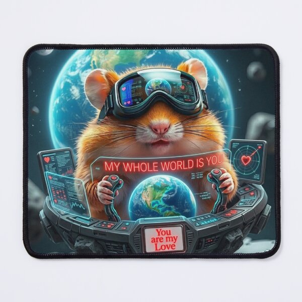 Item preview, Whole World Space Hamster Pilot designed and sold by NoriudaR.