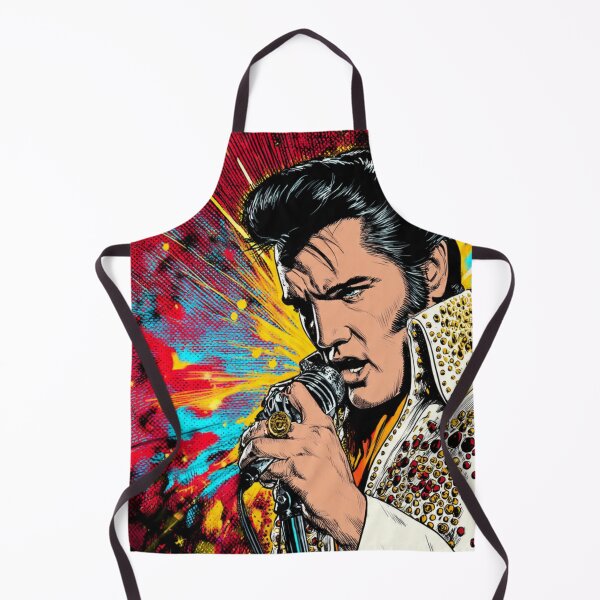 Item preview, Elvis Presley Comic HQ Neon Rock Legend King of Rock Stage Performance Art designed and sold by SHOCAMPOS DESIGNS .