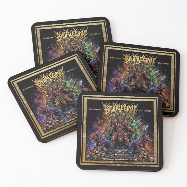 Item preview, Lord of the Abyss and Hellhounds – Dark Metal Artwork designed and sold by Italian Ink Studio.