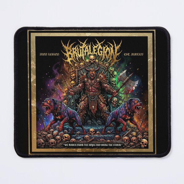Item preview, Lord of the Abyss and Hellhounds – Dark Metal Artwork designed and sold by Italian Ink Studio.