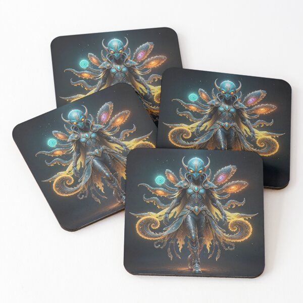 Item preview, Extraterrestrial messenger with wings made of star gold designed and sold by KunstGeist.