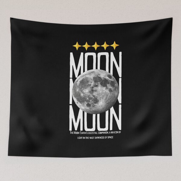 Item preview, Moon Moon Moon – Celestial Space designed and sold by TshirtsOnline-.