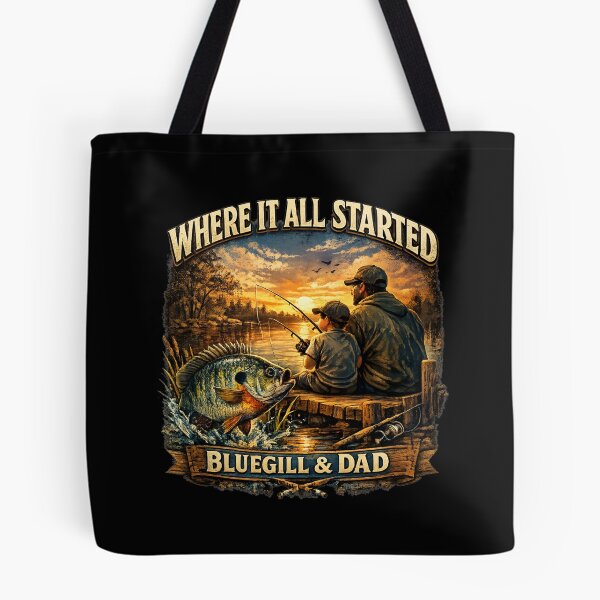 Item preview, Where It All Started Bluegill & Dad Shirt – Father Son Fishing Gift, Lake Fishing Tee, Dad Memories Shirt, Bluegill Fishing Lover Gift designed and sold by WildWonderfulWear.