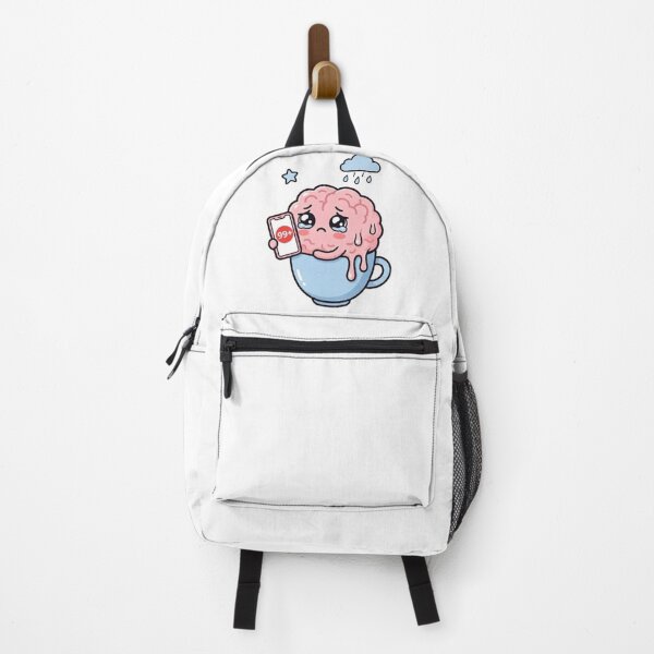 Item preview, Overthinking Brain Cute Cartoon | Relatable Anxiety Meme Aesthetic designed and sold by Chiknook.