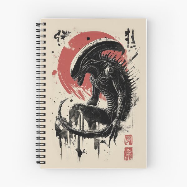 Item preview, Xenomorph Manga Poster Design designed and sold by blackdogshop.
