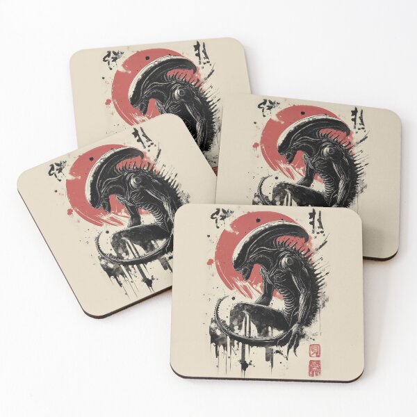 Item preview, Xenomorph Manga Poster Design designed and sold by blackdogshop.
