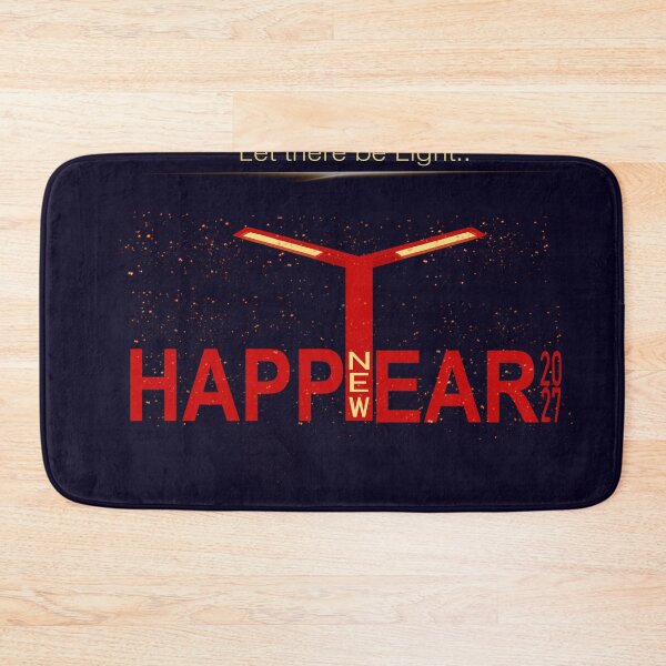 Item preview, Happy New Year 2027 Typography Design – Let There Be Light Concept Artwork designed and sold by LeelaWorks.org.