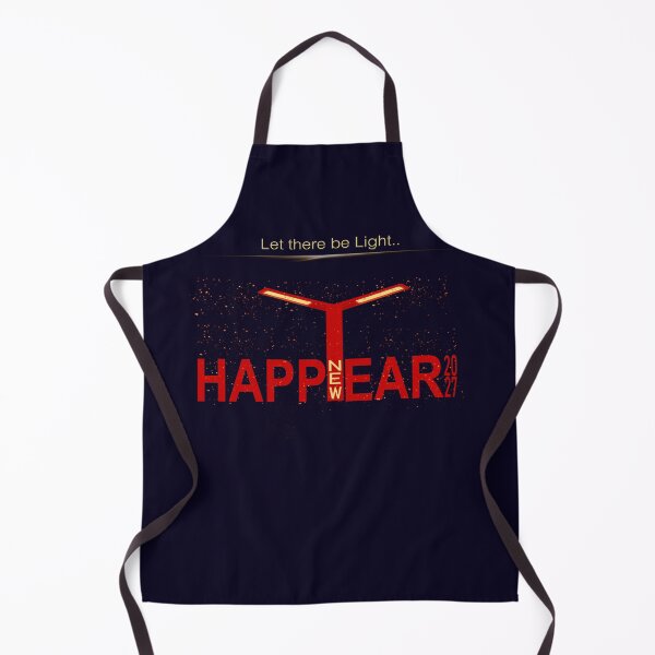 Item preview, Happy New Year 2027 Typography Design – Let There Be Light Concept Artwork designed and sold by LeelaWorks.org.