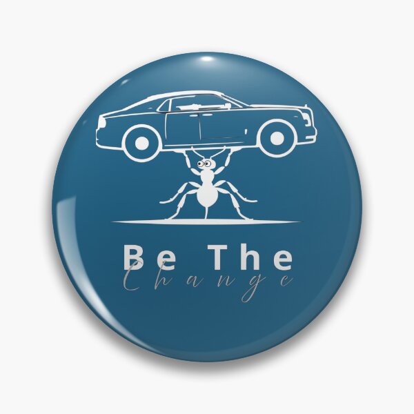 Item preview, Unstoppable Resilient Ant "Be The Change" Motivational Outline Design designed and sold by MyDesigneStore.