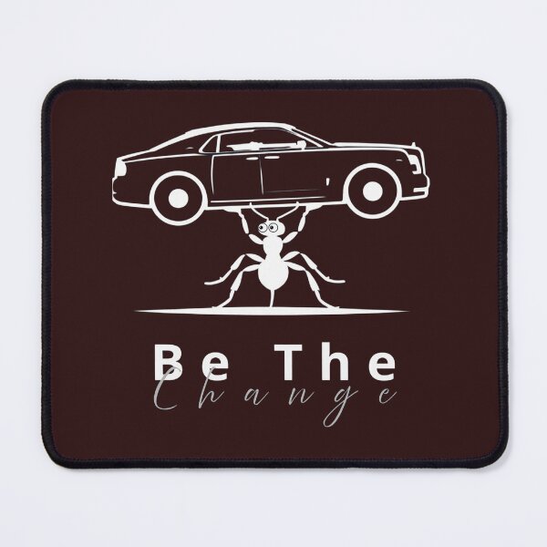 Item preview, Unstoppable Resilient Ant "Be The Change" Motivational Outline Design designed and sold by MyDesigneStore.