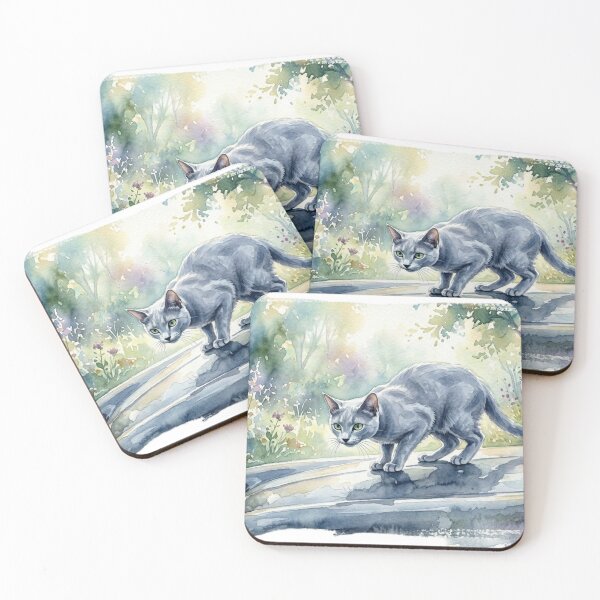 Item preview, Russian Blue Cat designed and sold by 216031.