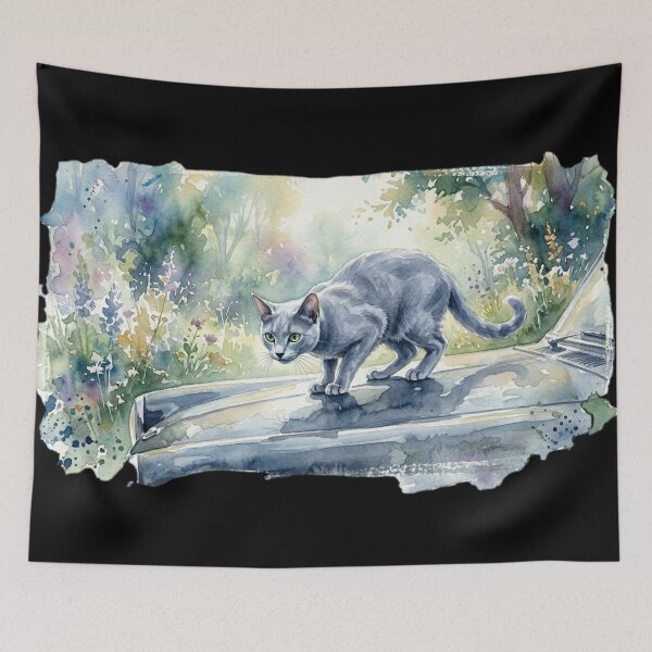 Item preview, Russian Blue Cat designed and sold by 216031.