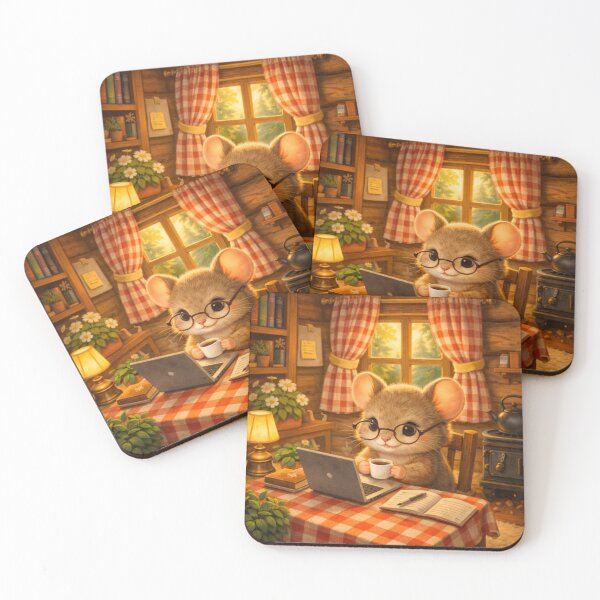 Item preview, Cozy Home Office Mouse - Maurelia Cottagecore Work From Home Aesthetic designed and sold by AureliasDesignStudio.