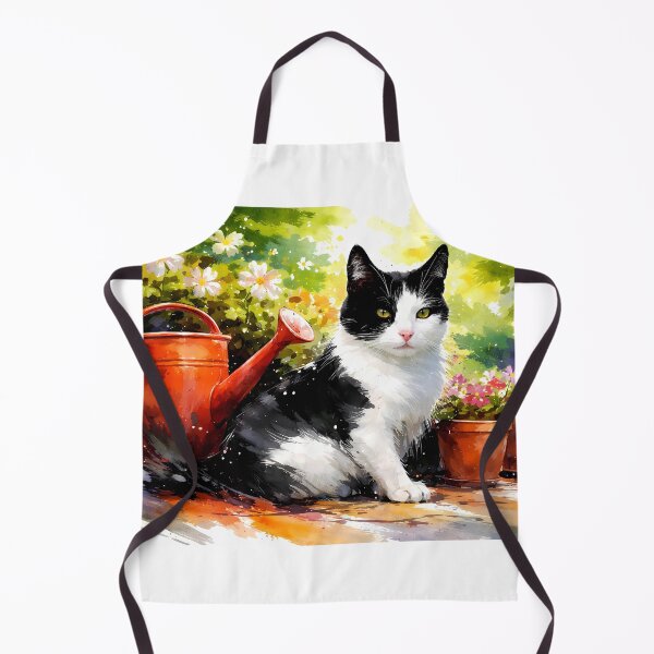 Item preview, Cat in a Garden Setting designed and sold by cuprum.