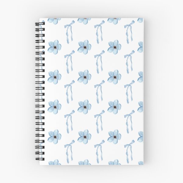 Item preview, Watercolor Blue Floral Bow Phone Case Aesthetic Gift for Her, Cute Blue Bow Blanket Cozy Cottagecore Home Decor Gift, Watercolor Floral Bow Journal Aesthetic Graduation Gift Idea designed and sold by VivaFy.
