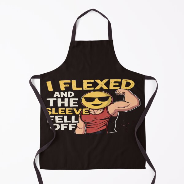 Item preview, Funny Gym Shirt – I Flexed and the Sleeve Fell Off Workout Meme designed and sold by TrendForgePrints.