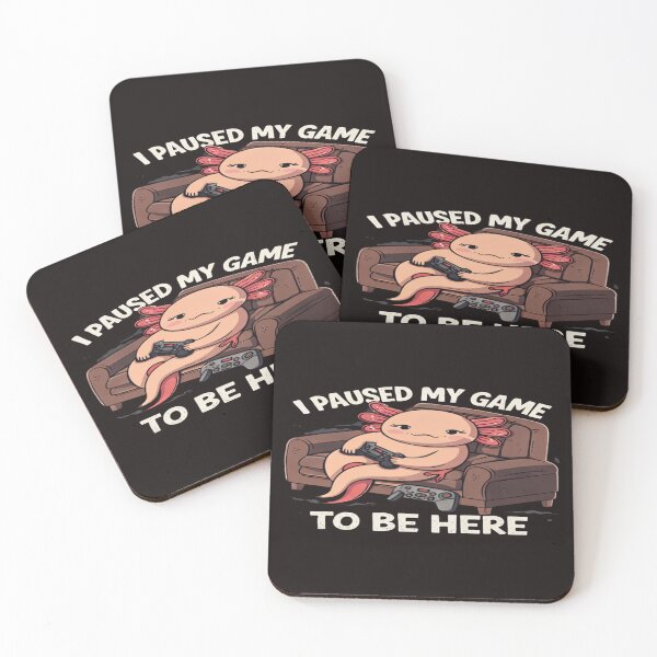 Item preview, Funny Gamer Shirt – I Paused My Game to Be Here Axolotl Meme designed and sold by TrendForgePrints.