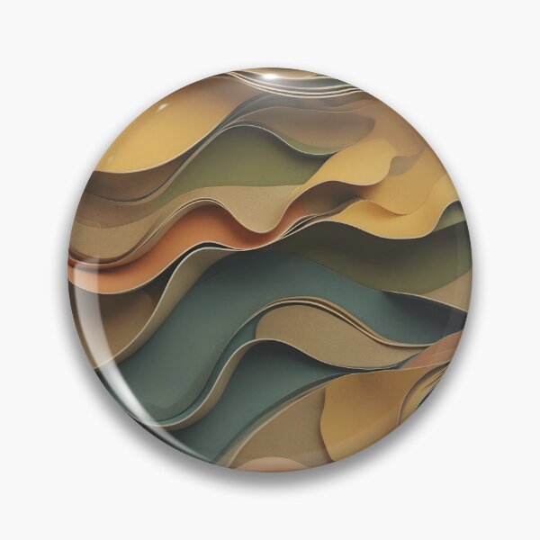 Artikelvorschau, Vintage Layered Wave Abstract Retro Fashion Print entworfen und verkauft von NK-Studios .